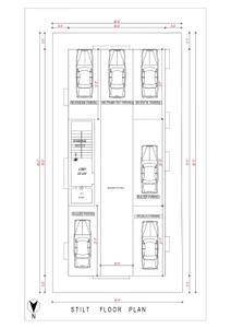 Floor Plan Image of 1200 Sq.ft 2 BHK Apartment / Flat for sale in Thiruvanmiyur Chennai for Rs. 17400100