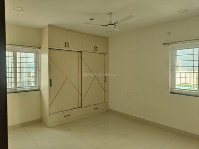 Bedroom Image of 1200 Sq.ft 3 BHK Apartment / Flat for rent in Aparna Sarovar Zicon, Serilingampally Hyderabad for Rs. 53000