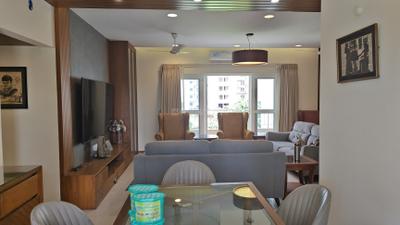 Living Room Image of 2215 Sq.ft 3 BHK Apartment / Flat for sale in Unitech Uniworld City, New Town Kolkata for Rs. 21500000