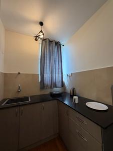 Kitchen Image of 600 Sq.ft 1 RK Apartment / Flat for rent in Thanisandra Bengaluru for Rs. 20000