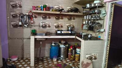 Kitchen Image of 600 Sq.ft 3 BHK Independent House for sale in Tarash Mandir Colony Vrindavan for Rs. 6000000