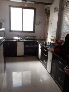 Kitchen Image of 1900 Sq.ft 3 BHK Apartment / Flat for rent in Devjit Pramukh Green Plus Bldg H, Chala Vapi for Rs. 18000