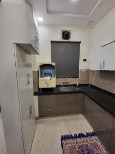 Kitchen Image of 1100 Sq.ft 2 BHK Builder Floor for rent in Mansarovar Jaipur for Rs. 22000