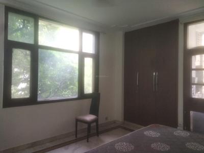 Bedroom Image of 500 Sq.ft 1 BHK Builder Floor for rent in Greater Kailash II New Delhi for Rs. 31500