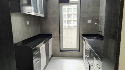 Kitchen Image of 920 Sq.ft 2 BHK Apartment / Flat for rent in Sheth Vasant Fiona, Thane West Thane for Rs. 41000