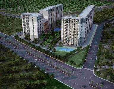 Image of 660 Sq.ft 1 BHK Apartment / Flat for sale in UKN The Belvedere Airport District, Navarathna Agrahara, Bengaluru for Rs. 5800000