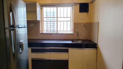 Kitchen Image of 600 Sq.ft 1 BHK Apartment / Flat for rent in Kumar Sparklet Smart Homes, Hinjawadi Phase 3 Pune for Rs. 26000