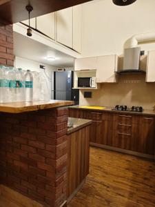 Kitchen Image of 1600 Sq.ft 3 BHK Apartment / Flat for rent in Gangotri Enclave , Alaknanda New Delhi for Rs. 80000