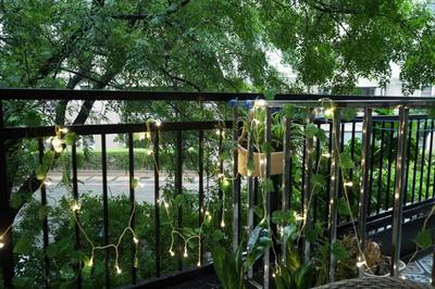 Balcony Image of 540 Sq.ft 1 RK Builder Floor for rent in Sector 53 Gurgaon for Rs. 55000
