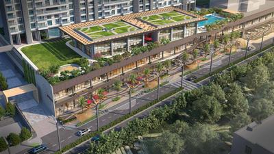 Balcony Image of 1850 Sq.ft 3 BHK Apartment / Flat for sale in Magarpatta City Pune for Rs. 21000000