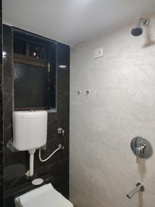 Common Bathroom Image of 540 Sq.ft 1 BHK Apartment / Flat for rent in Rajaram Sukur Sapphire, Kasarvadavali Thane for Rs. 16000