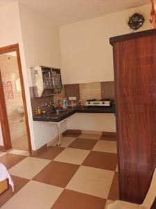 Kitchen Image of 500 Sq.ft 1 RK Builder Floor for rent in Sector 89 Mohali for Rs. 14000