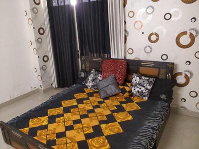 Bedroom Image of 1300 Sq.ft 2 BHK Apartment / Flat for rent in Shri Ram Constructions City of Golden Domes, Jagatpura Jaipur for Rs. 28000