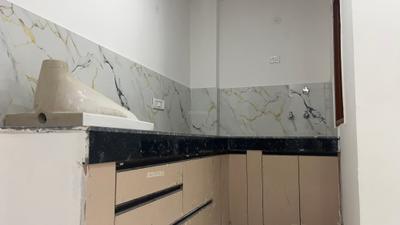 Kitchen Image of 650 Sq.ft 2 BHK Builder Floor for sale in Khanpur New Delhi for Rs. 4800000