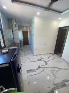 Kitchen Image of 500 Sq.ft 1 BHK Builder Floor for rent in Old Double Storey, Lajpat Nagar New Delhi for Rs. 28000