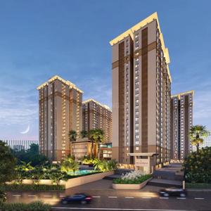 Image of 1735 Sq.ft 3 BHK Apartment / Flat for sale in Pacifica Hillcrest Phase 2, Financial District, Hyderabad for Rs. 16500000