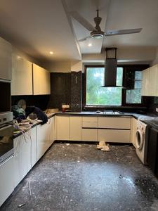 Kitchen Image of 4500 Sq.ft 4 BHK Builder Floor for rent in Maharani Bagh New Delhi for Rs. 450000