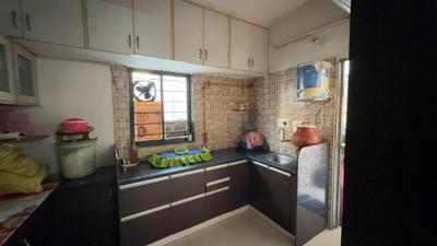Kitchen Image of 1120 Sq.ft 2 BHK Apartment / Flat for rent in Shree Nand City, New Maninagar Ahmedabad for Rs. 13000