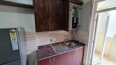 Kitchen Image of 500 Sq.ft 1 RK Independent House for rent in Amrapali Princely Estate, Sector 76 Noida for Rs. 20000