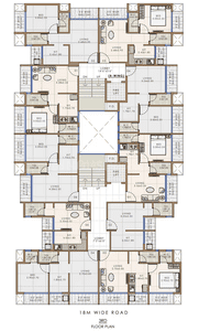 Image of 580 Sq.ft 1 BHK Apartment / Flat for sale in JPrime Royal Residency, Pushpak Nagar, Navi Mumbai for Rs. 3500000