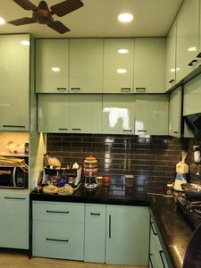 Kitchen Image of 1000 Sq.ft 3 BHK Apartment / Flat for sale in Godrej Garden City, Chandkheda Ahmedabad for Rs. 8000000