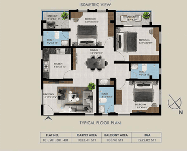 Image of 1374 Sq.ft 2 BHK Builder Floor for sale in Pahala, Bhubaneswar for Rs. 7488000