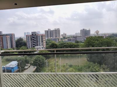 Balcony Image of 2025 Sq.ft 3 BHK Apartment / Flat for rent in Meera Bellevue, Raysan Gandhinagar for Rs. 26000