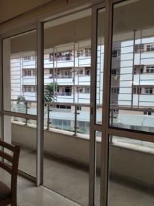 Balcony Image of 2200 Sq.ft 3.5 BHK Apartment / Flat for rent in Unitech Uniworld City, New Town Kolkata for Rs. 46000