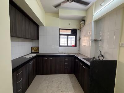 Kitchen Image of 550 Sq.ft 1 BHK Apartment / Flat for rent in Raunak Unnathi Woods, Kasarvadavali Thane for Rs. 20000