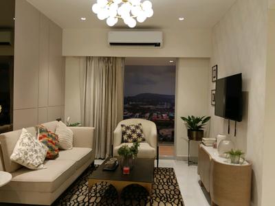 Living Room Image of 692 Sq.ft 2 BHK Apartment / Flat for sale in Siddha Sky Phase 3, Sion Mumbai for Rs. 21500000