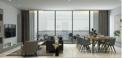 Hall Image of 2212 Sq.ft 4 BHK Apartment / Flat for sale in Kasturi The Balmoral Towers, Balewadi Pune for Rs. 27400000