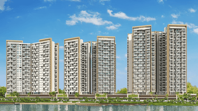 Building Image of 1080 Sq.ft 2 BHK Apartment / Flat for sale in Puravankara Silversands, Mundhwa Pune for Rs. 8500000