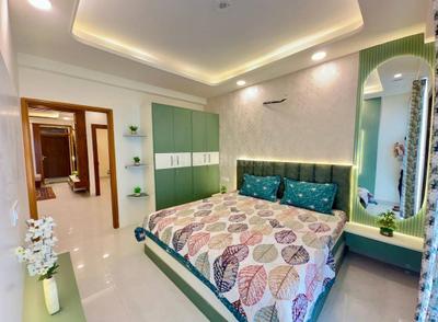 Bedroom Image of 844 Sq.ft 3 BHK Apartment / Flat for rent in Arya Shine, Shri Kishanpura Jaipur for Rs. 34000