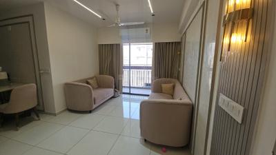 Living Room Image of 1755 Sq.ft 3 BHK Apartment / Flat for sale in Saanvi Nirman Stellar, Bopal Ahmedabad for Rs. 11000000