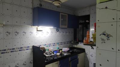 Kitchen Image of 250 Sq.ft 1 RK Apartment / Flat for rent in Thane West Thane for Rs. 7000