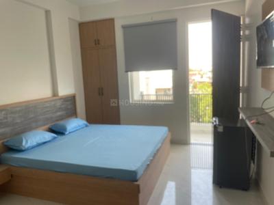 Bedroom Image of 800 Sq.ft 1 RK Apartment / Flat for rent in Durgapura Jaipur for Rs. 18000