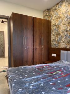 Bedroom Image of 600 Sq.ft 1 BHK Apartment / Flat for rent in Sakar Elite Apex, Mahalakshmi Nagar Indore for Rs. 21500