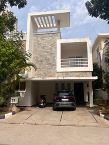 Image of 3500 Sq.ft 5 BHK Villa for rent in Manjeera Purple Town, Nallagandla, Hyderabad for Rs. 100000