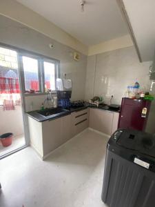 Kitchen Image of 700 Sq.ft 1 BHK Builder Floor for rent in Murugeshpalya Bengaluru for Rs. 28000