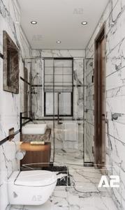 Bathroom Image of 1950 Sq.ft 3 BHK Builder Floor for sale in Punjabi Bagh New Delhi for Rs. 35000000
