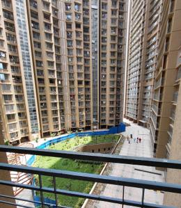 Balcony Image of 635 Sq.ft 2 BHK Apartment / Flat for sale in Gurukrupa Marina Enclave, Malad West Mumbai for Rs. 17000000