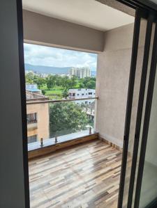 Balcony Image of 700 Sq.ft 2 BHK Apartment / Flat for rent in Excellaa Florence, Pirangut Pune for Rs. 15000