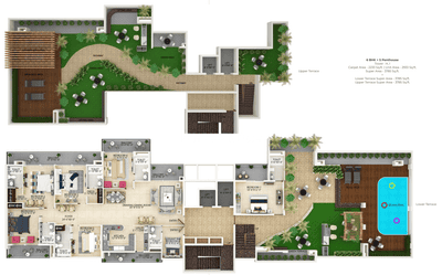 Image of 2000 Sq.ft 3 BHK Apartment / Flat for sale in Green Lotus Utsav, Gmada Aerocity, Mohali for Rs. 20500000