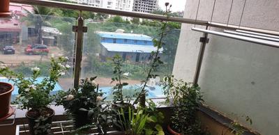 Balcony Image of 1200 Sq.ft 2 BHK Apartment / Flat for rent in Gini Viviana, Balewadi Pune for Rs. 43000