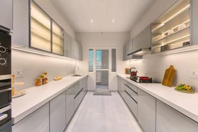 Kitchen Image of 800 Sq.ft 2 BHK Apartment / Flat for sale in L And T Island Cove Tower 4, Mahim Mumbai for Rs. 32000000