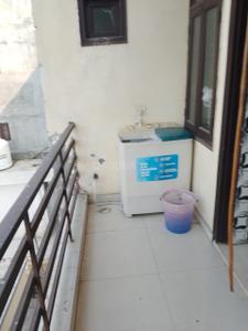 Balcony Image of 850 Sq.ft 2 BHK Builder Floor for rent in Sector 62A Noida for Rs. 22000