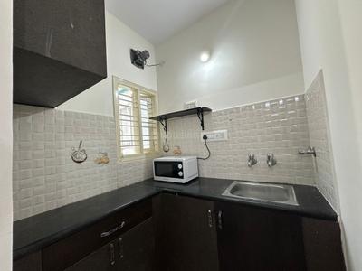 Kitchen Image of 650 Sq.ft 1 BHK Apartment / Flat for rent in New Tippasandra Bengaluru for Rs. 28000
