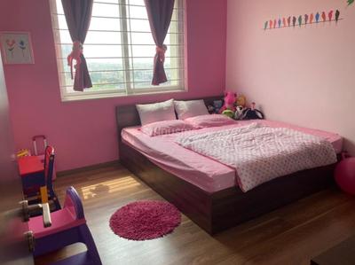 Bedroom Image of 1770 Sq.ft 3 BHK Apartment / Flat for rent in Renaissance Temple Bells, Mahalakshmi Layout Bengaluru for Rs. 75000