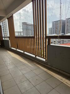 Balcony Image of 1600 Sq.ft 3 BHK Apartment / Flat for rent in Darshanam Club Life, Undera Vadodara for Rs. 27500