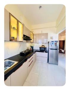 Kitchen Image of 1000 Sq.ft 2 BHK Apartment / Flat for rent in Avanti Vihar Raipur for Rs. 42000